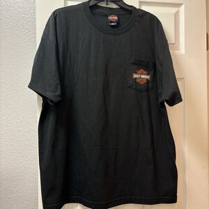 Harley Davidson pocket tee Arkansas size large